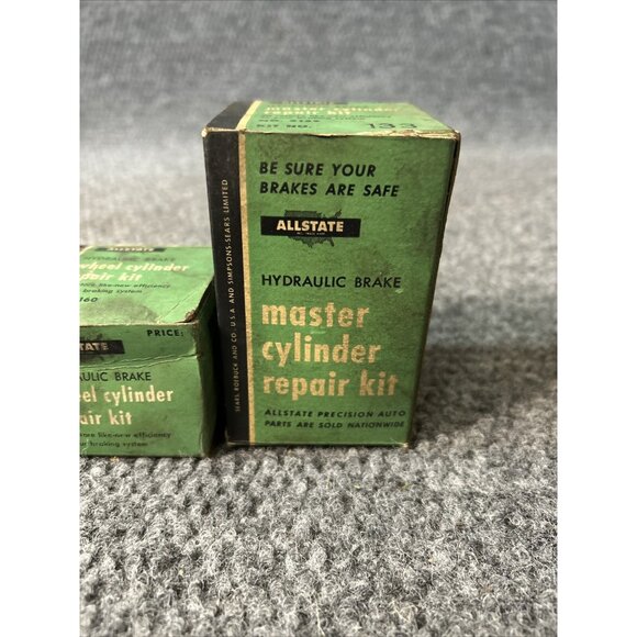 Vtg Advertising Allstate Car Parts Wheel Cylinder Repair Kit - Picture 3 of 10